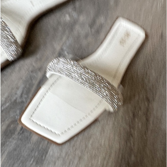 Rhinestone bling sandals slides bridal - Picture 8 of 9